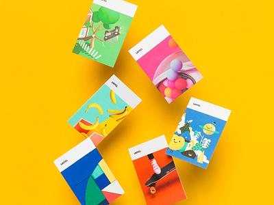 Floating Business Cards by ueno. on Dribbble