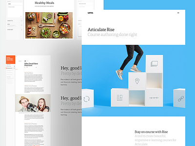 Articulate Designs Themes Templates And Downloadable Graphic Elements On Dribbble