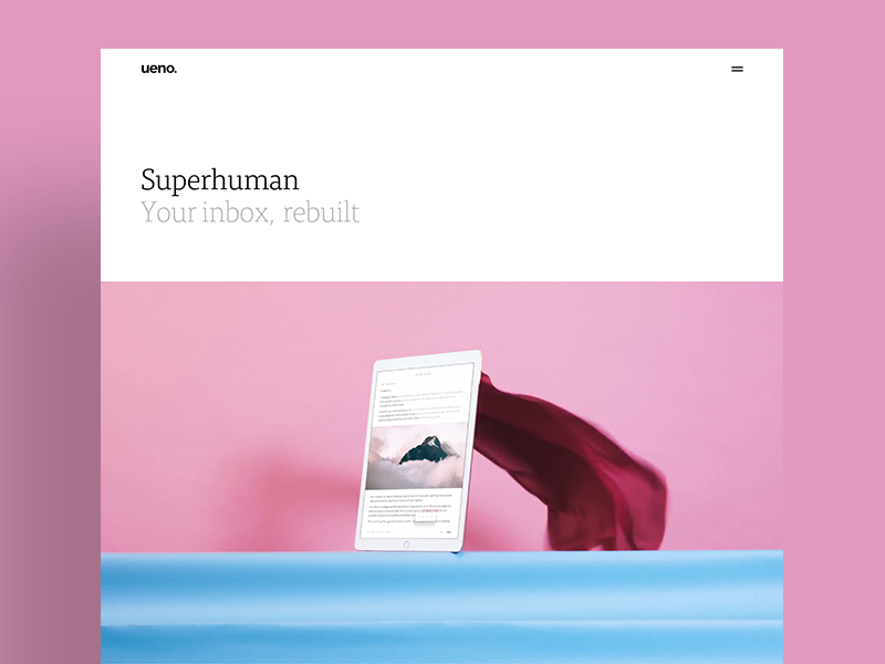 Superhuman : Case Study email client case study ipad inbox email superhuman