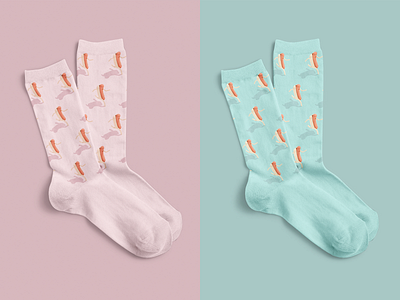 Hot Dog Socks