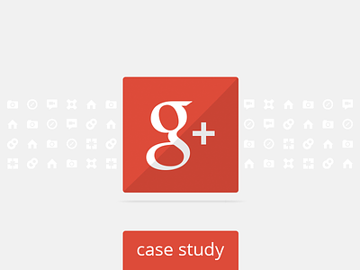 Google+ Case Study business case study flat google icons landing landing page overview plus portfolio samsung shadow web design website
