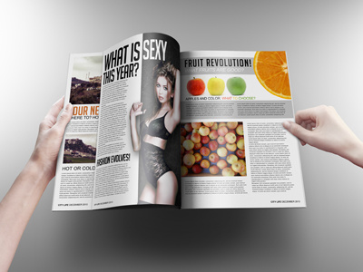 Photorealistic Magazine Mock-Up