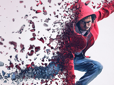 3D Dispersion Photoshop Action