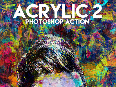 acrylic 2 photoshop action download