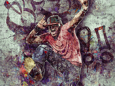 Street Art Photoshop Action abstract action actions art graffiti paint painting photo effect photo styles photoshop sketch