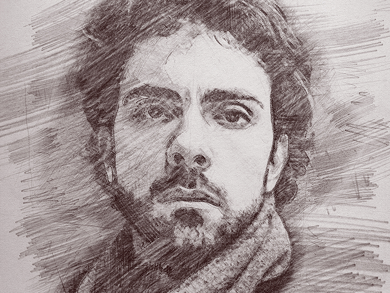 Pencil Sketch Photoshop Action by Eugene-Design on Dribbble