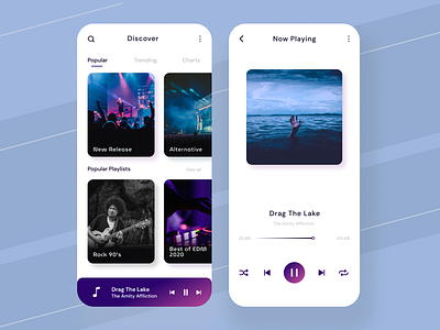 Music Streaming App app design mobile app music app streaming app ui uidesign ux