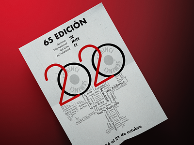 SEMINCI 65 / Poster 65 advertising argentina camera cinema film graphic design poster seminci spain valladolid