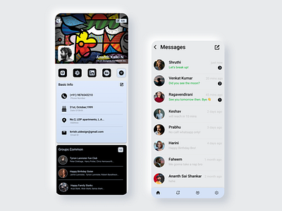 Messaging App adobe xd app chat app chat app android chatapp design figma messaging ui ux