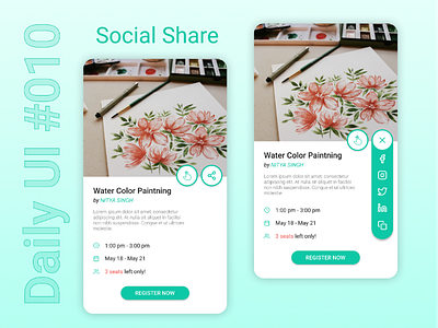 Daily UI #010 appdesign daily ui 010 dailyui dailyui010 socialshare ui uidesign uiux ux