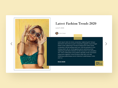 Daily UI 035 Blog Post blog design blog post daily ui 035 dailyui fashion fashion blog fashion website uidesign uiux webdesign website