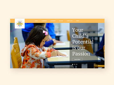 Daily UI 072 Image Slider daily ui daily ui 072 dailyui education website image slider landing page school website ui design website design