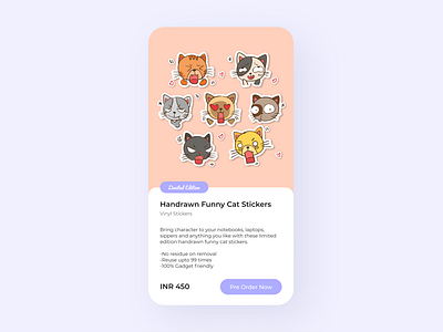Daily UI 075 PreOrder