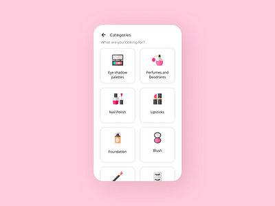 Daily UI 099 Categories