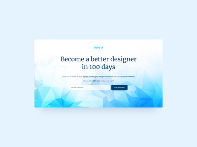 Daily UI 100 Redesign Website