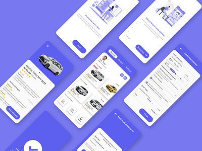 Rentcar app design