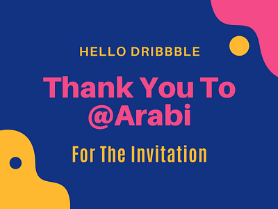 Hello dribbble