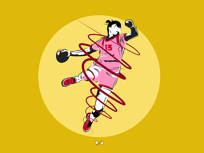 HAND BALL ILLUSTRATIOM