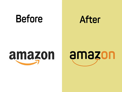 rebranding logo : amazon