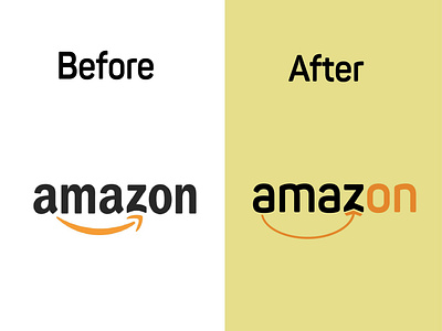 rebranding logo : amazon