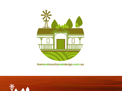 TOWNANDCOUNTRY animation branding design design art design graphic designs flat logo logo design logodesign
