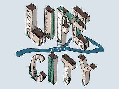 Life in the City - illustration