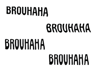 Logo set for Brouhaha foundation