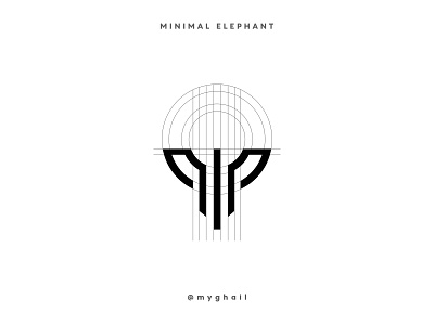 Elephant | Logo concept art branding creative design icon illustration inspiration logo minimal minimalism