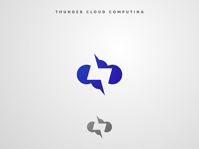 Thunder Cloud | Daily Logo Challenge #14 art branding cloud cloud app cloud computing creative dailylogo dailylogochallenge design icon logo minimal minimalism startup startup logo startups thunder