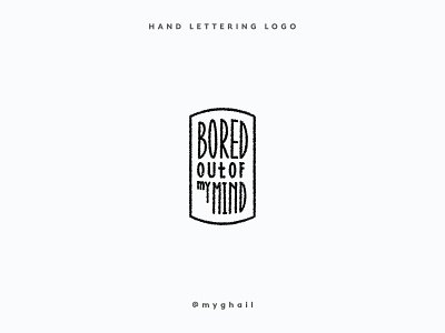 Hand Lettering | Daily Logo Challenge #15 art branding creative dailylogo dailylogochallenge design hand drawn handlettering handmade icon logo minimal minimalism typography typography design