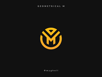 Geometrical M | Daily Logo Challenge #17 art branding creative dailylogochallenge design esport esports geometrical geometry icon logo minimal minimalism sport