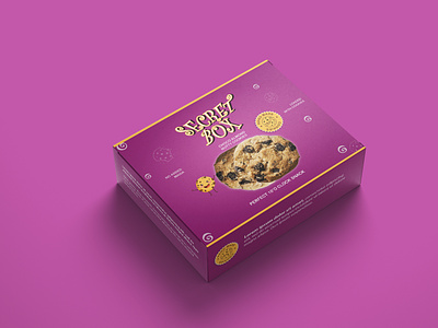 Package design of cookie. boxdesign brandidentity cookie package cookies packagedesign