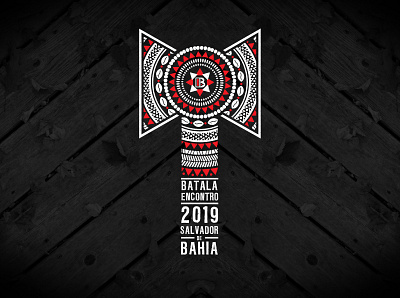 Encontro Batala brasil carnaval design logo screen printing serigrafia texture vector
