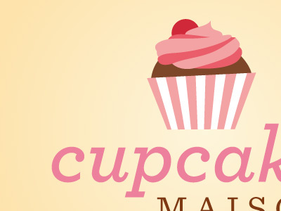 Cupcake logo v1 archer brown cupcake gradient logo pink sentinel yellow