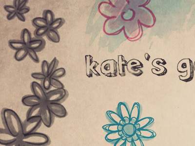 Kate's colour hand drawn kate texture