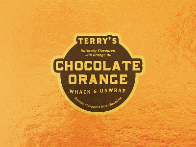 Terry's Chocolate Orange brand design brand identity branding design graphic design illustration logo typography vintage vintage logo