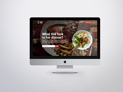 Fork it Over: Homepage adobe xd food food app food delivery food delivery service food delivery website fork homepage ux ui web design website