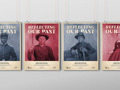 National Civil War Museum Posters america civil war color color overlay design layout photo editing poster texture typography usa vintage war