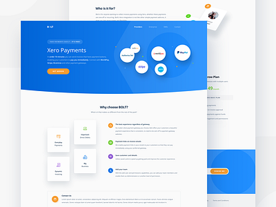 Payments Landing bolt currency flat landing pay payments pricing ui ux web website