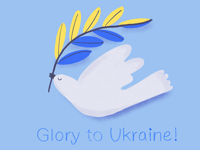 Glory to Ukraine 🇺🇦 colorful freedom illustration peace stopwar ukraine war