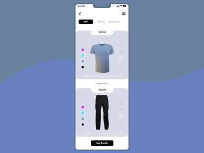 e commerce mobile app ui design