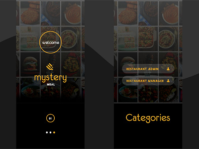 Mystery meal app design adobe adobe illustrator adobe indesign adobe photoshop adobe xd behance brand design brand identity branding branding design colorful creative design digital drawing dribbble ui design ui designs uidesign uiux