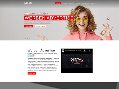 werben advertise website advertise agence agency communication site web website