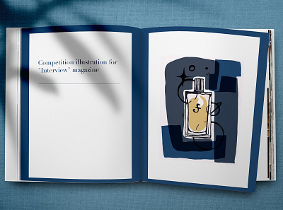 Perfume illustration: challenge for "Interview" mag commission design graphic design illustration magazine
