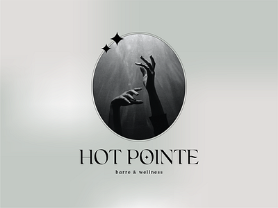 Hot Pointe! blue branding design gradient logo logo design minimal natural teal