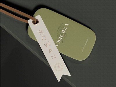 OREIRA Swing tag branding design illustration logo logo design minimal natural packaging swing tag vector