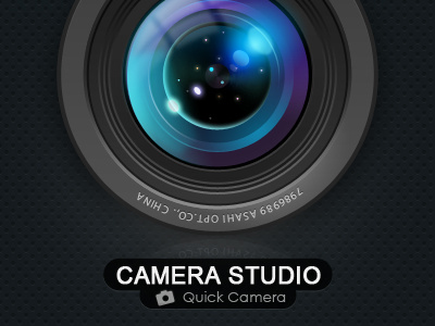 Camera studio icon interface iphone ui