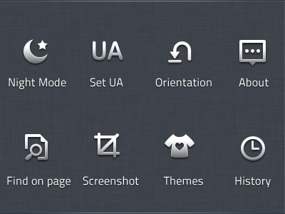 Browser Menu Icon-Advanced