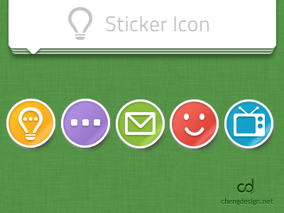 Sticker Icon green icon icons sticker