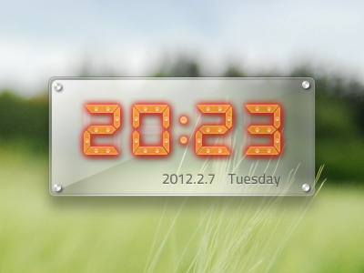 Widget Clock android iphone widget